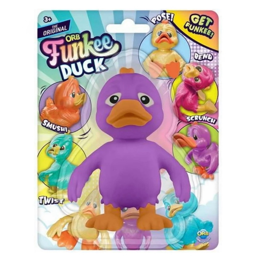 Funkee Duck Purple Sayishy Sensory Toy - Brand New